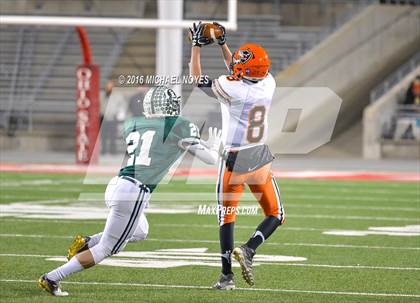 Thumbnail 3 in Canton Central Catholic vs. Coldwater (OHSAA Division V Final) photogallery.