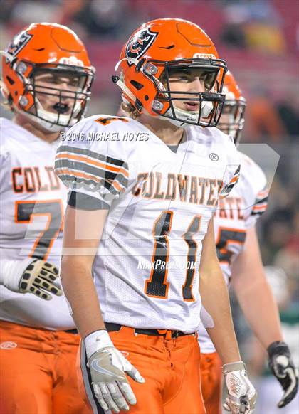 Thumbnail 1 in Canton Central Catholic vs. Coldwater (OHSAA Division V Final) photogallery.