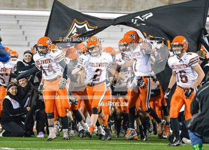 Thumbnail 2 in Canton Central Catholic vs. Coldwater (OHSAA Division V Final) photogallery.
