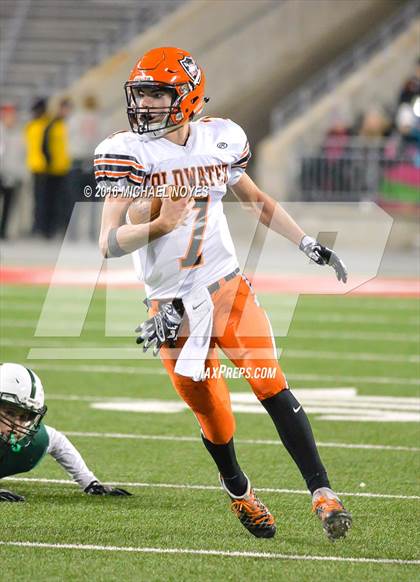 Thumbnail 1 in Canton Central Catholic vs. Coldwater (OHSAA Division V Final) photogallery.