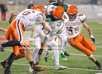Thumbnail 2 in Canton Central Catholic vs. Coldwater (OHSAA Division V Final) photogallery.