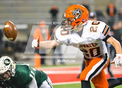 Thumbnail 3 in Canton Central Catholic vs. Coldwater (OHSAA Division V Final) photogallery.
