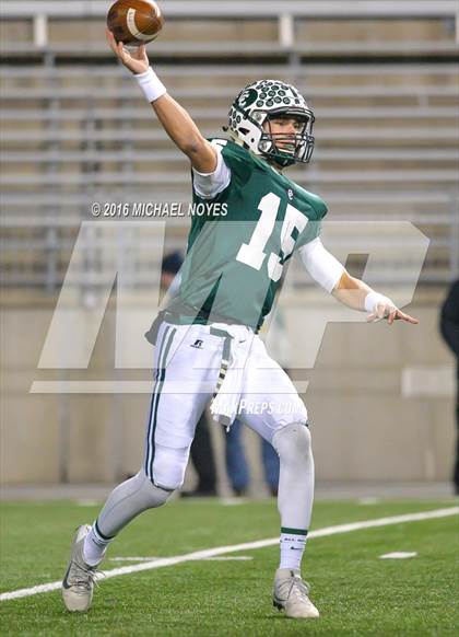 Thumbnail 1 in Canton Central Catholic vs. Coldwater (OHSAA Division V Final) photogallery.