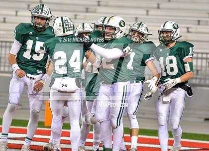 Thumbnail 3 in Canton Central Catholic vs. Coldwater (OHSAA Division V Final) photogallery.