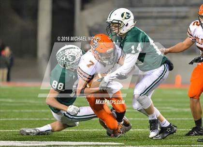 Thumbnail 1 in Canton Central Catholic vs. Coldwater (OHSAA Division V Final) photogallery.