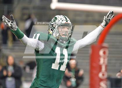 Thumbnail 2 in Canton Central Catholic vs. Coldwater (OHSAA Division V Final) photogallery.
