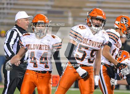 Thumbnail 3 in Canton Central Catholic vs. Coldwater (OHSAA Division V Final) photogallery.