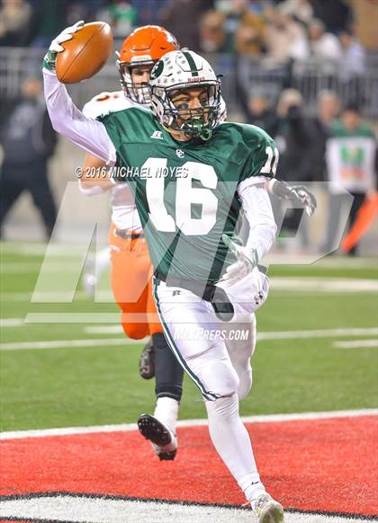 Thumbnail 2 in Canton Central Catholic vs. Coldwater (OHSAA Division V Final) photogallery.