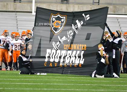 Thumbnail 2 in Canton Central Catholic vs. Coldwater (OHSAA Division V Final) photogallery.