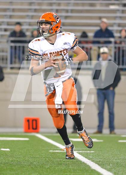 Thumbnail 1 in Canton Central Catholic vs. Coldwater (OHSAA Division V Final) photogallery.
