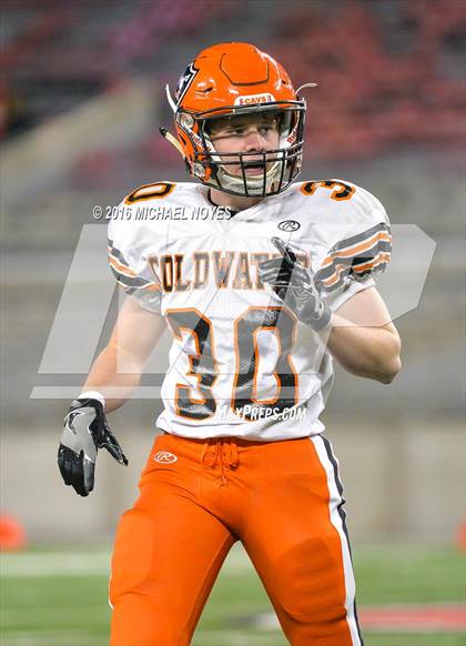 Thumbnail 3 in Canton Central Catholic vs. Coldwater (OHSAA Division V Final) photogallery.