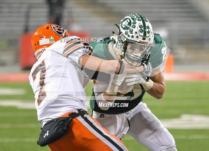 Thumbnail 2 in Canton Central Catholic vs. Coldwater (OHSAA Division V Final) photogallery.