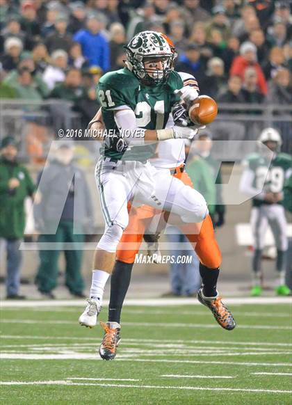 Thumbnail 2 in Canton Central Catholic vs. Coldwater (OHSAA Division V Final) photogallery.