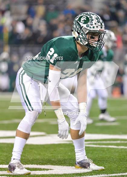 Thumbnail 3 in Canton Central Catholic vs. Coldwater (OHSAA Division V Final) photogallery.