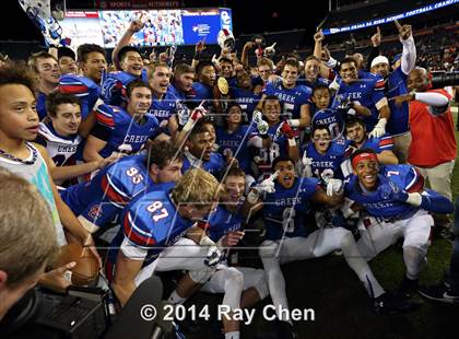 Thumbnail 3 in Cherry Creek vs. Valor Christian (CHSAA 5A Final) photogallery.