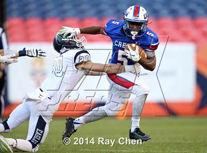 Thumbnail 1 in Cherry Creek vs. Valor Christian (CHSAA 5A Final) photogallery.