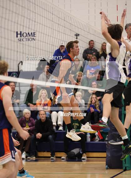 Thumbnail 3 in Douglas County vs Legend (CHSAA State Tournament - First Round) photogallery.