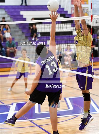 Thumbnail 2 in Notre Dame Prep @ Northwest Christian photogallery.