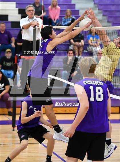 Thumbnail 3 in Notre Dame Prep @ Northwest Christian photogallery.
