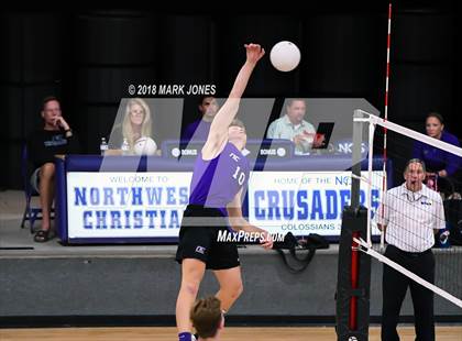Thumbnail 2 in Notre Dame Prep @ Northwest Christian photogallery.