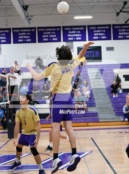 Thumbnail 2 in Notre Dame Prep @ Northwest Christian photogallery.