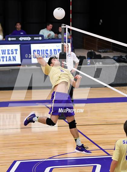 Thumbnail 3 in Notre Dame Prep @ Northwest Christian photogallery.