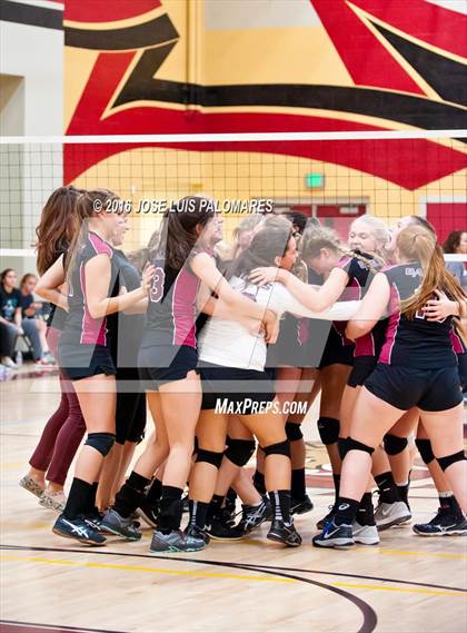 Thumbnail 1 in University Prep vs. Lake Arrowhead Christian (CIF SS Div 10 Final Four Playoff) photogallery.