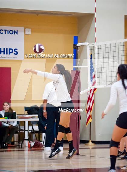 Thumbnail 3 in University Prep vs. Lake Arrowhead Christian (CIF SS Div 10 Final Four Playoff) photogallery.
