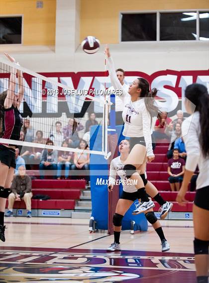 Thumbnail 3 in University Prep vs. Lake Arrowhead Christian (CIF SS Div 10 Final Four Playoff) photogallery.