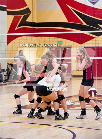 Thumbnail 3 in University Prep vs. Lake Arrowhead Christian (CIF SS Div 10 Final Four Playoff) photogallery.