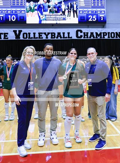 Thumbnail 2 in Clifton vs. Boyd (UIL 3A D2 Volleyball Final Medal Ceremony) photogallery.