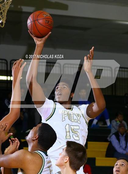Thumbnail 3 in Long Beach Poly vs. Rancho Christian (The Classic at Damien) photogallery.