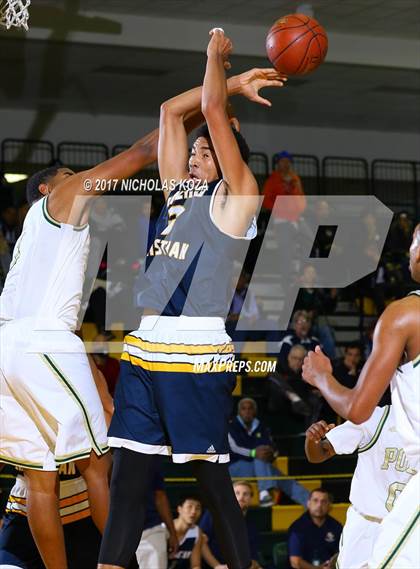 Thumbnail 3 in Long Beach Poly vs. Rancho Christian (The Classic at Damien) photogallery.