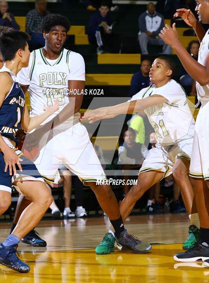 Thumbnail 3 in Long Beach Poly vs. Rancho Christian (The Classic at Damien) photogallery.