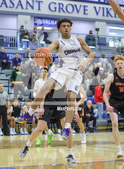 Thumbnail 3 in Corner Canyon vs. Timpview (5 for the Fight National Hoopfest) photogallery.