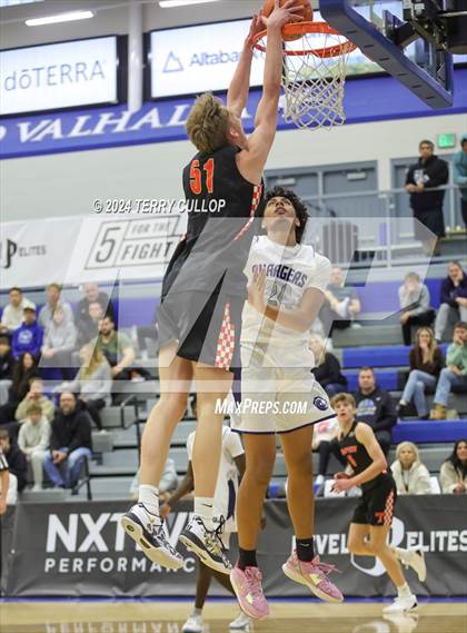 Thumbnail 2 in Corner Canyon vs. Timpview (5 for the Fight National Hoopfest) photogallery.