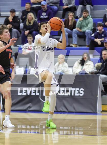 Thumbnail 2 in Corner Canyon vs. Timpview (5 for the Fight National Hoopfest) photogallery.