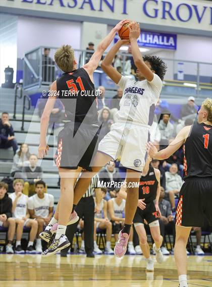 Thumbnail 1 in Corner Canyon vs. Timpview (5 for the Fight National Hoopfest) photogallery.