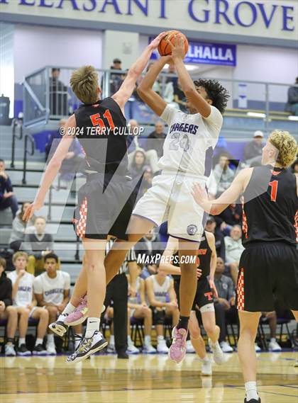 Thumbnail 2 in Corner Canyon vs. Timpview (5 for the Fight National Hoopfest) photogallery.