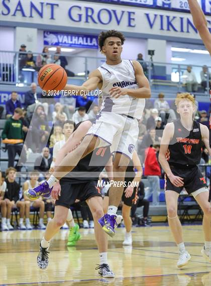 Thumbnail 2 in Corner Canyon vs. Timpview (5 for the Fight National Hoopfest) photogallery.