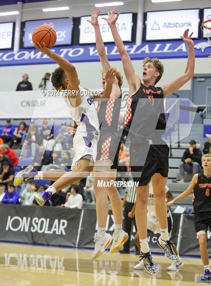 Thumbnail 2 in Corner Canyon vs. Timpview (5 for the Fight National Hoopfest) photogallery.