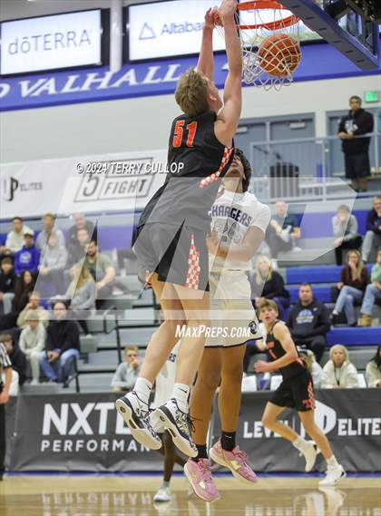 Thumbnail 3 in Corner Canyon vs. Timpview (5 for the Fight National Hoopfest) photogallery.