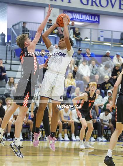 Thumbnail 3 in Corner Canyon vs. Timpview (5 for the Fight National Hoopfest) photogallery.