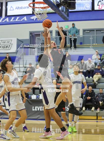 Thumbnail 2 in Corner Canyon vs. Timpview (5 for the Fight National Hoopfest) photogallery.
