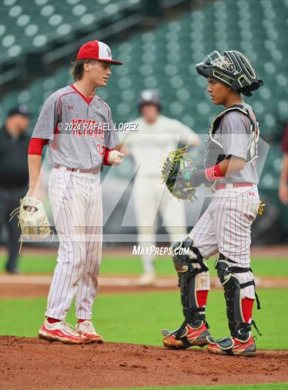 Thumbnail 1 in Cinco Ranch vs. Memorial (UIL Baseball 6A Region 3 Regional Quarterfinal) photogallery.