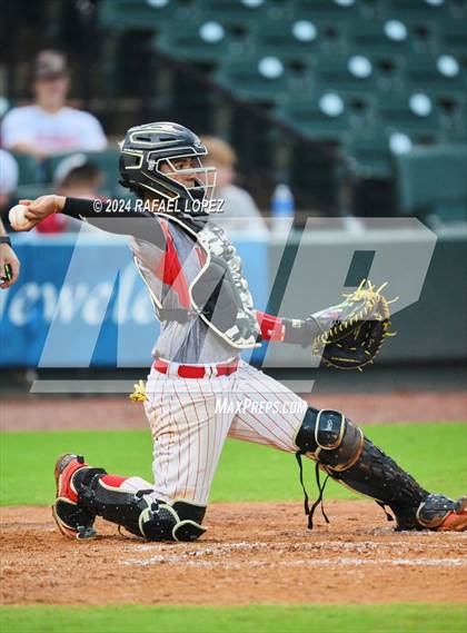 Thumbnail 1 in Cinco Ranch vs. Memorial (UIL Baseball 6A Region 3 Regional Quarterfinal) photogallery.