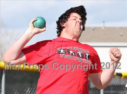 Thumbnail 2 in Mullen Runner's Roost Invitational (Boys Shot Put) photogallery.