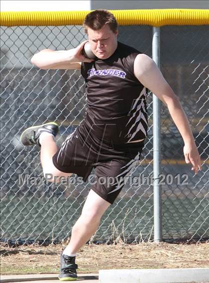 Thumbnail 2 in Mullen Runner's Roost Invitational (Boys Shot Put) photogallery.