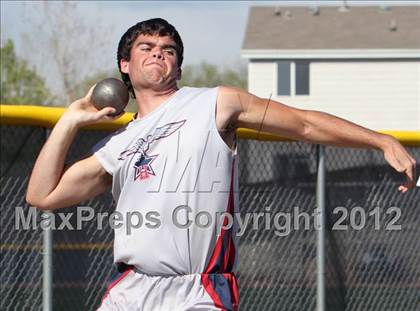 Thumbnail 3 in Mullen Runner's Roost Invitational (Boys Shot Put) photogallery.