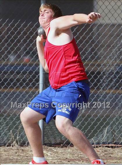 Thumbnail 3 in Mullen Runner's Roost Invitational (Boys Shot Put) photogallery.